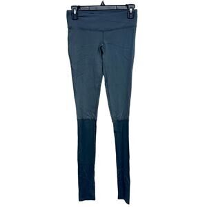 PUREBARRE Women Grey High Waisted Athletic Fit Leggings Size Small‎